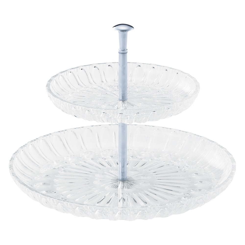 割れない!2段ケーキスタンド ガーデニンググッズ G95185