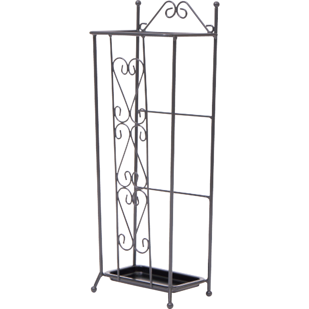 クラシカル傘立て スモークブラック 玄関 ガレージ周り G95511