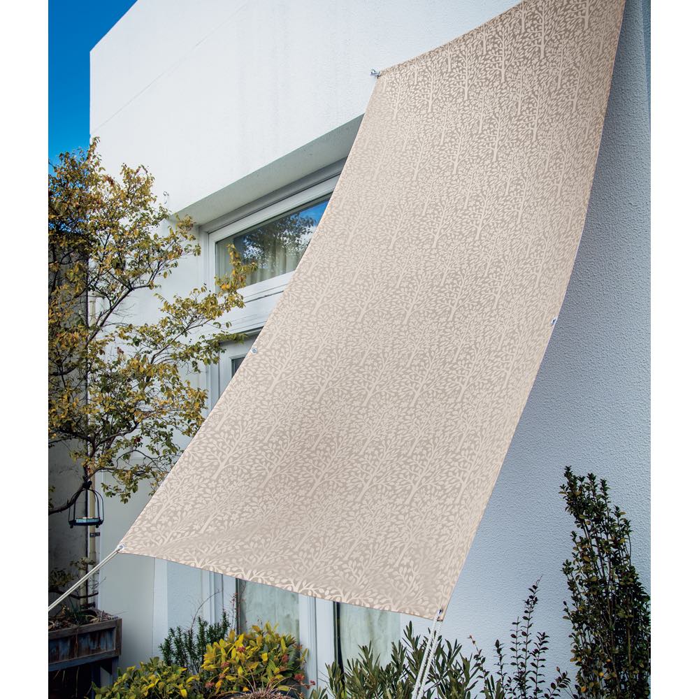 ≪200×300cm≫ 吉谷さんデザイン 花の森サンシェード 日除けシェード ガーデンパラソル G00820