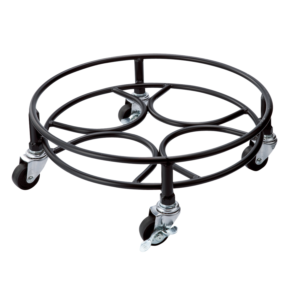 頑丈アイアンキャスター付き鉢台 径35cm 1個 フラワースタンド プランタースタンド 花台 G01211