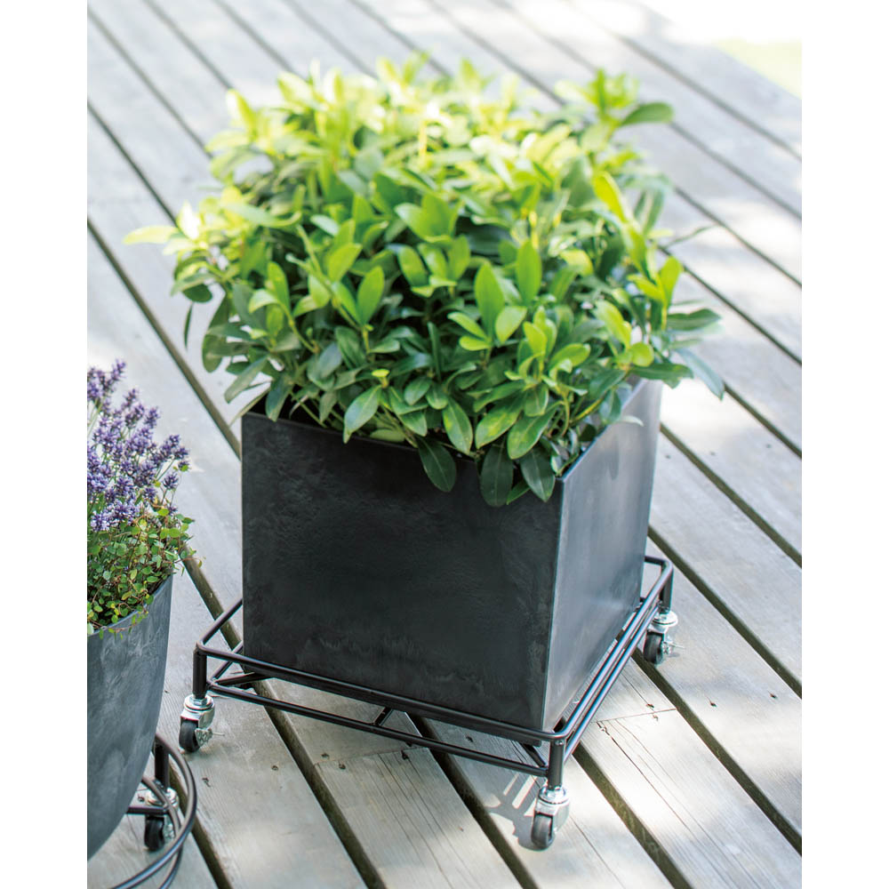 アートストーンプランター キューブL プランター 植木鉢 鉢カバー G01219