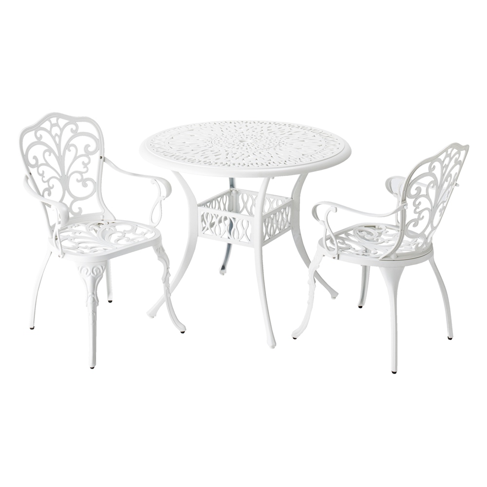 グレースシリーズ ラウンド3点セット ガーデンファニチャーセット ガーデンファニチャー G02301