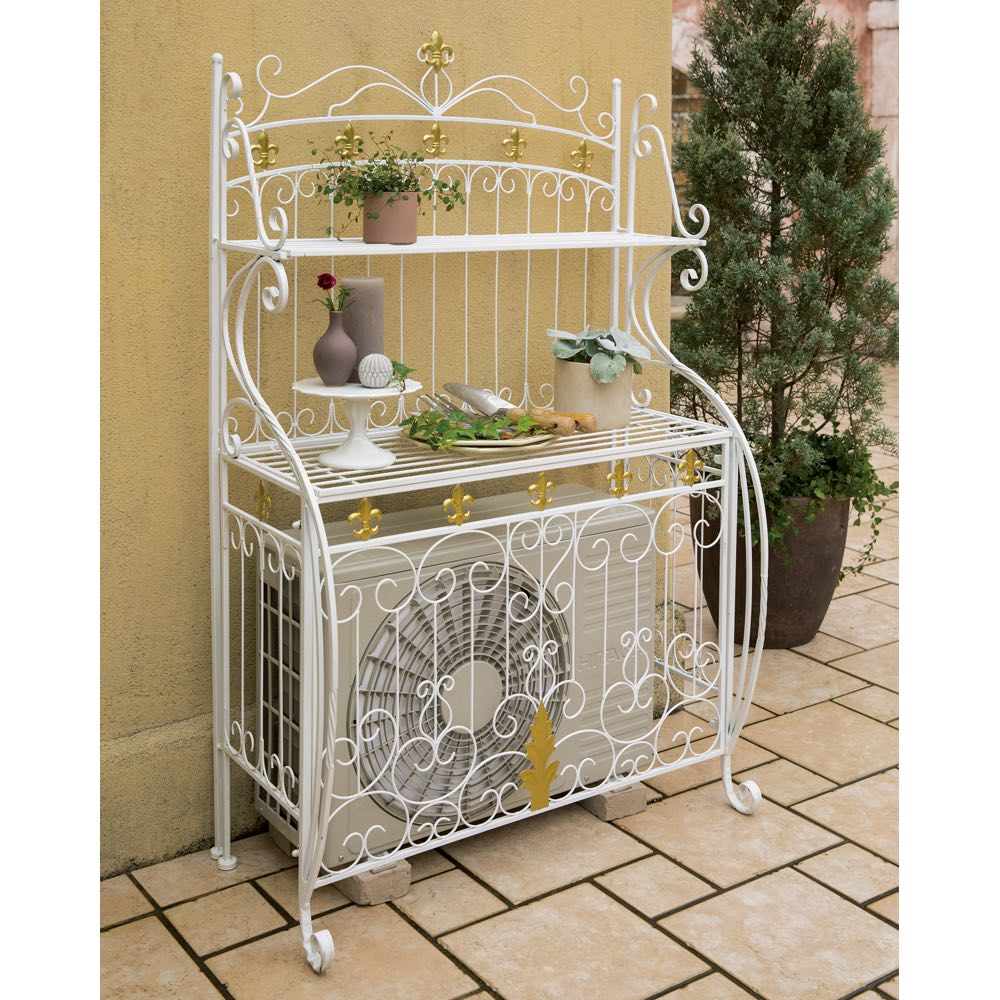 プレミアム室外機カバー 棚付き エアコン室外機カバー G02511