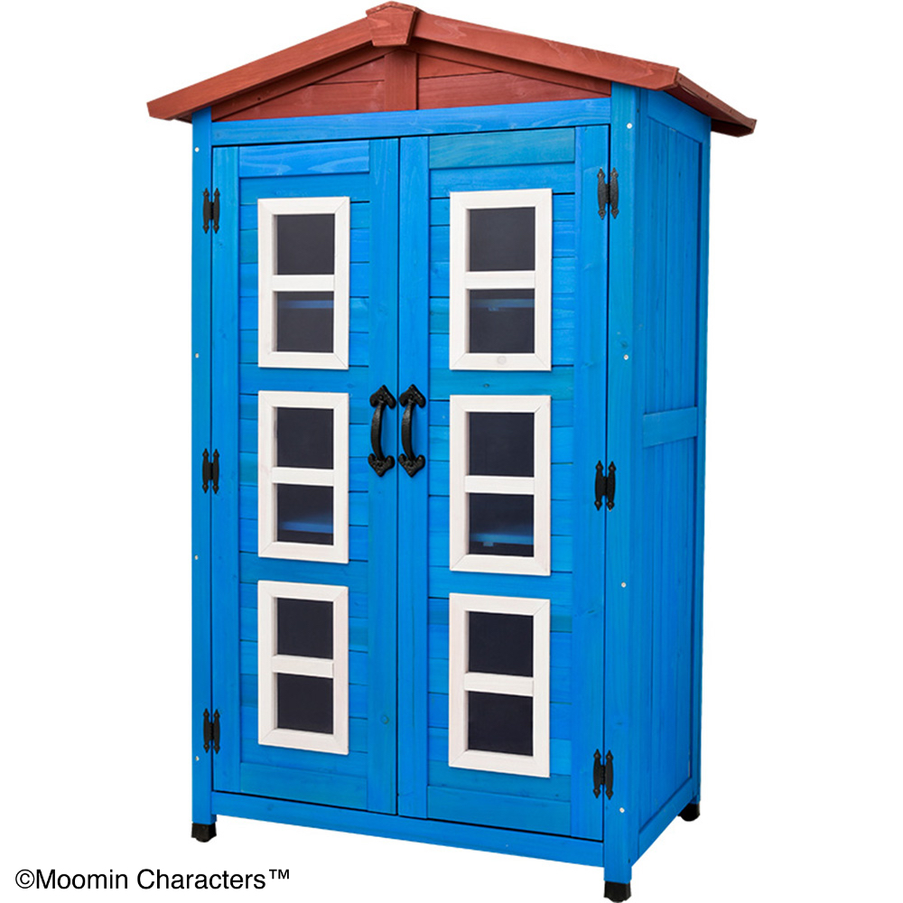 ムーミンやしき 木製収納庫 物置 G02901