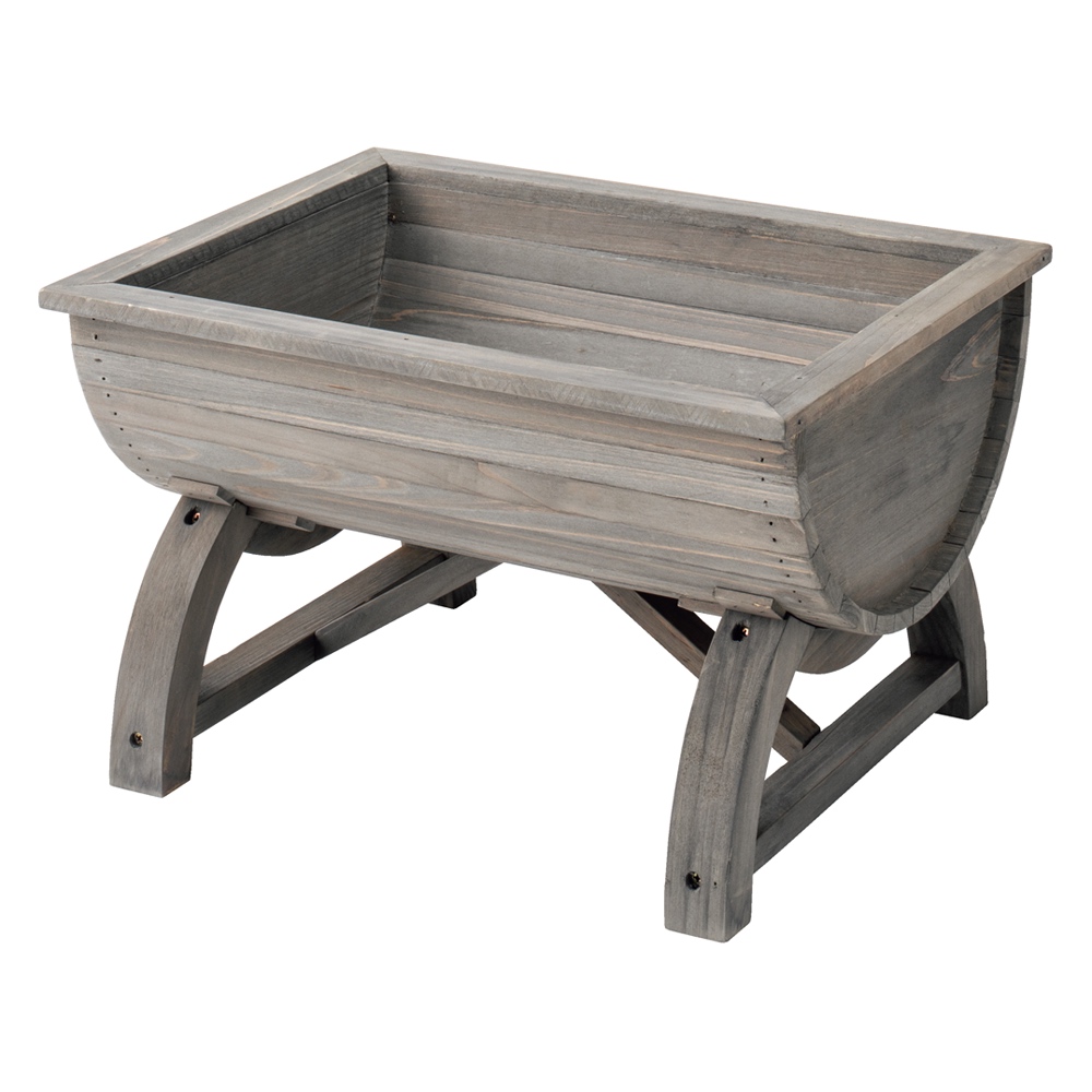 木製バレルプランター プランター 植木鉢 鉢カバー G03321