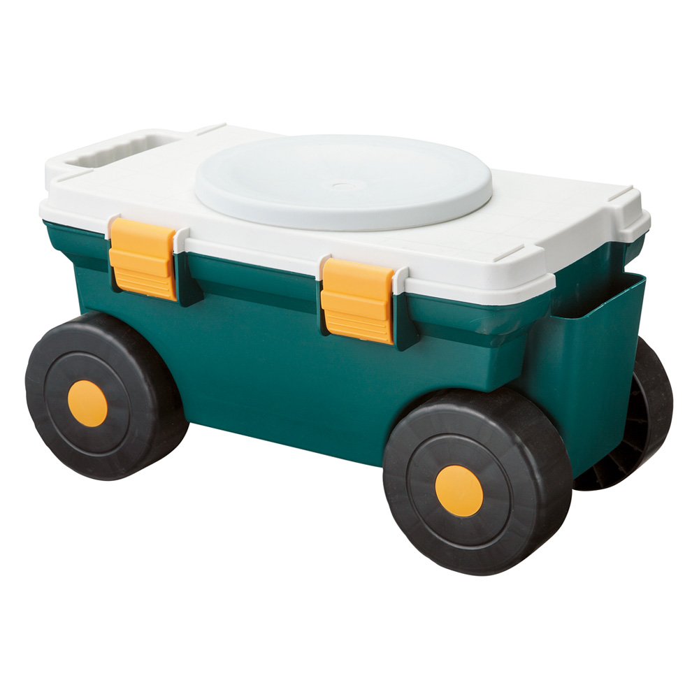 ツールホルダー付き回転作業カート ガーデニングツール 庭手入用品 G03421