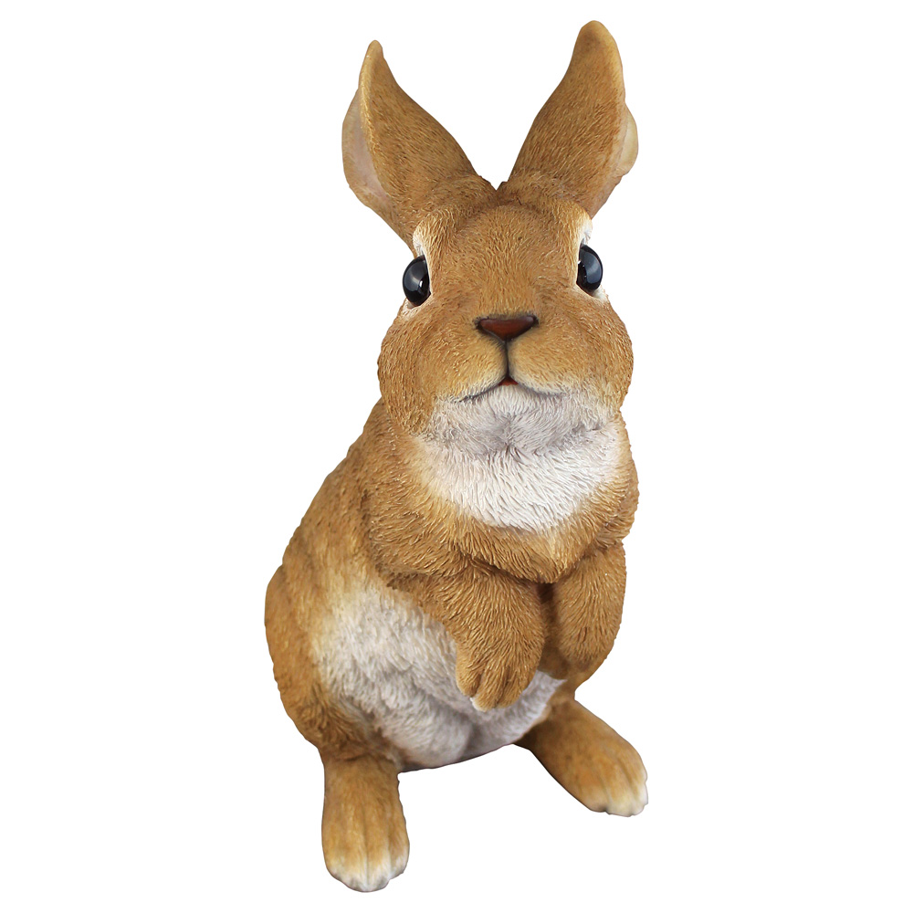 リアル立ちうさぎ ガーデン 置物 G03517