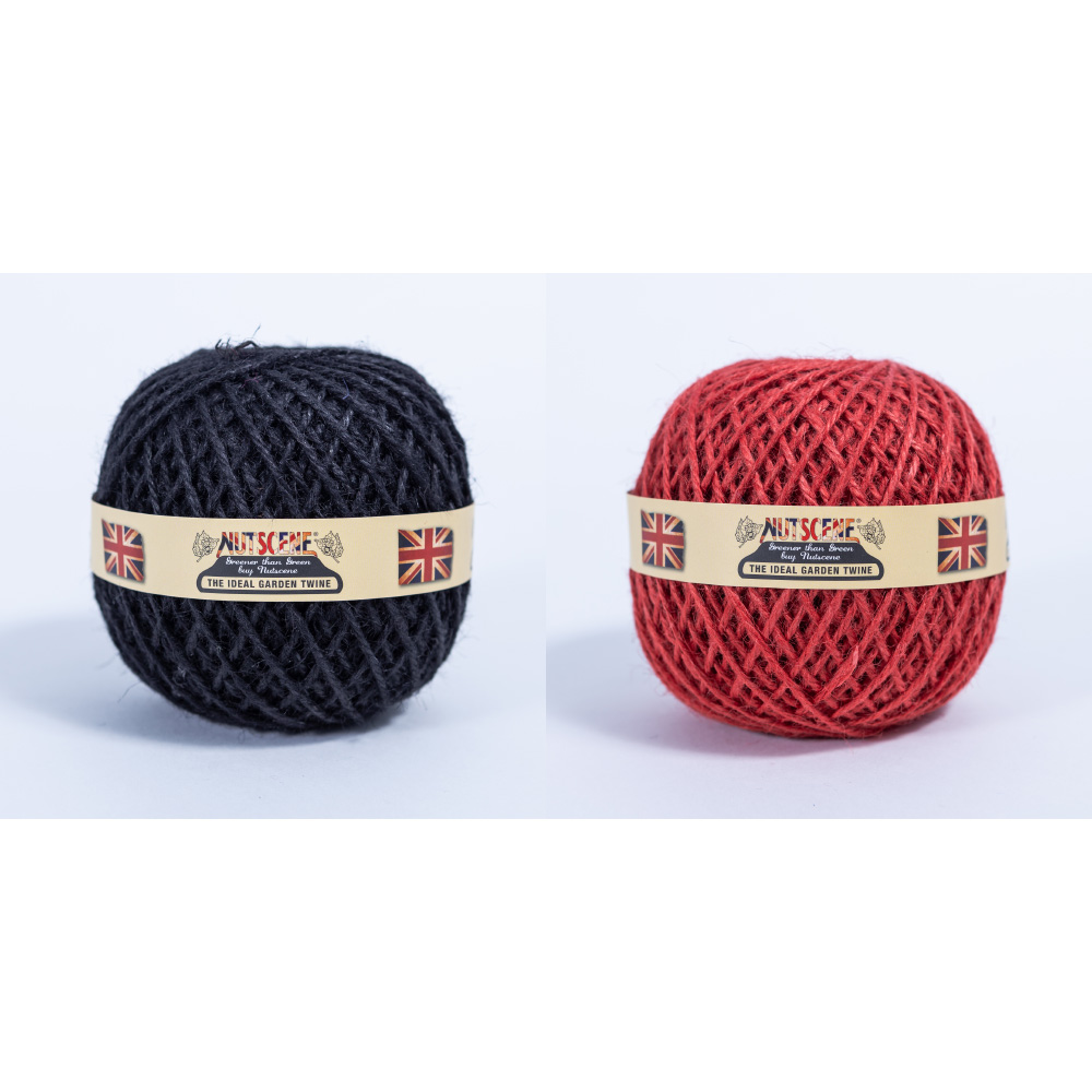 ナッツシーン 麻ひもボール同色２個組 ガーデニングツール 庭手入用品 G03610
