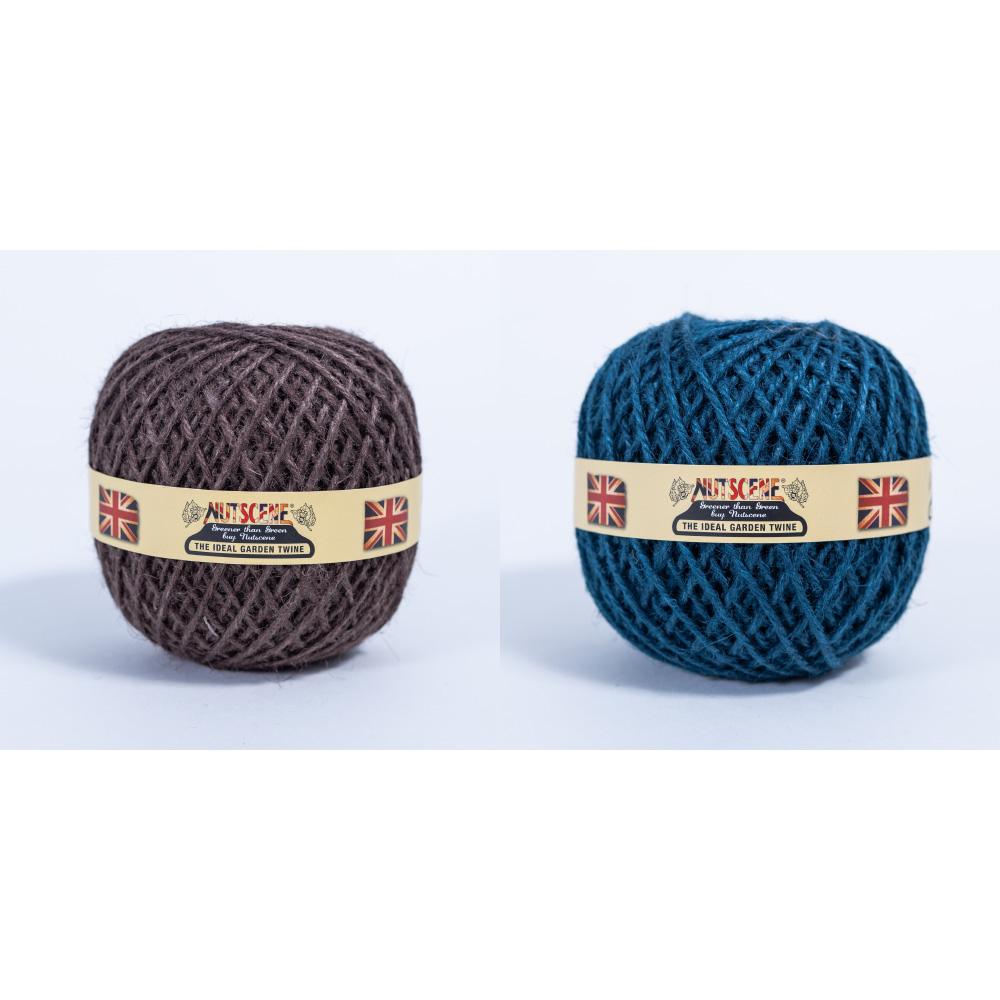 ナッツシーン 麻ひもボール同色２個組 ガーデニングツール 庭手入用品 G03610