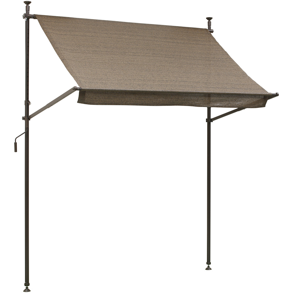 サマーオーニング つっぱり式 幅211cm 日除けシェード ガーデンパラソル G03801