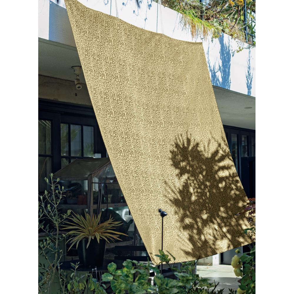 ≪100×200cm≫ 吉谷さんデザイン 花の森サンシェード 日除けシェード ガーデンパラソル G00818