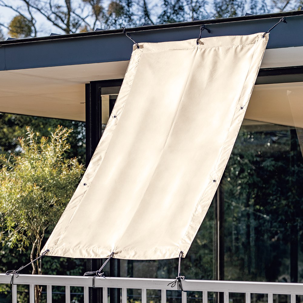≪100×300cm≫ サンブロックラボ 遮夏サンシェード 日除けシェード ガーデンパラソル G01624