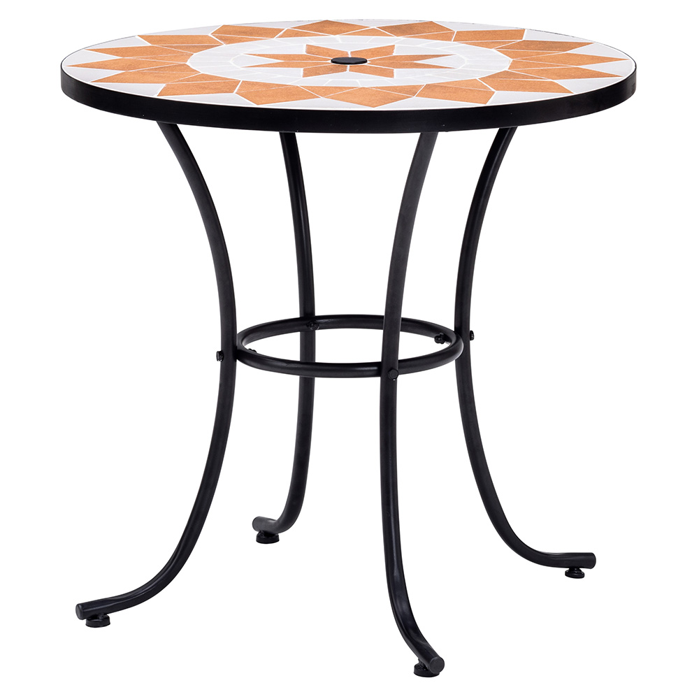 アンソレイユファニチャー ラウンドテーブル大 ガーデンテーブル ガーデンファニチャー G02406