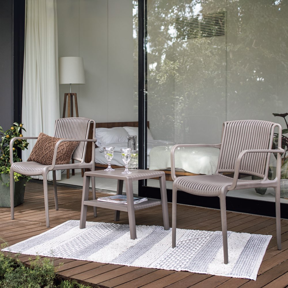 TILIAテーブル＆チェア 3点セット ガーデンファニチャーセット ガーデンファニチャー G02512