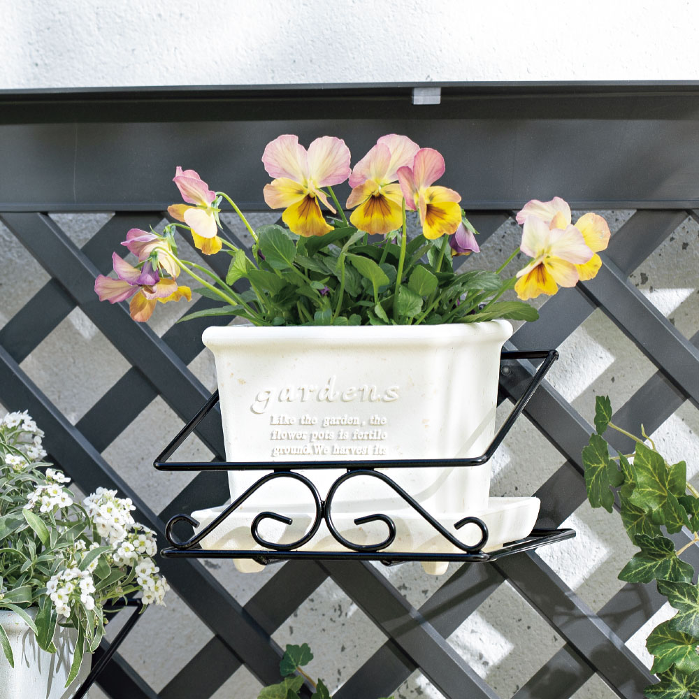 プランター付コンテナボックス シングル プランター 植木鉢 鉢カバー G03301