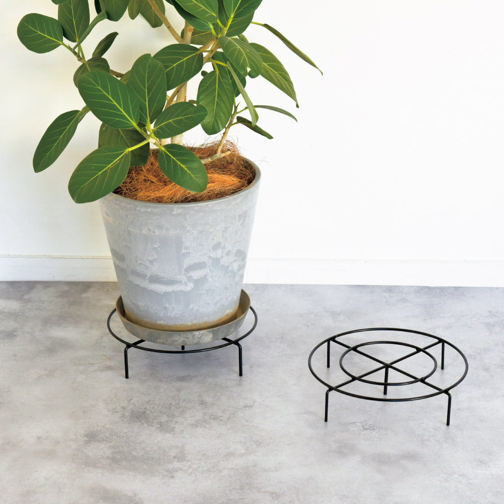 ≪大2個組≫ 虫・暑さ対策の頑丈花台 フラワースタンド プランタースタンド 花台 G03304