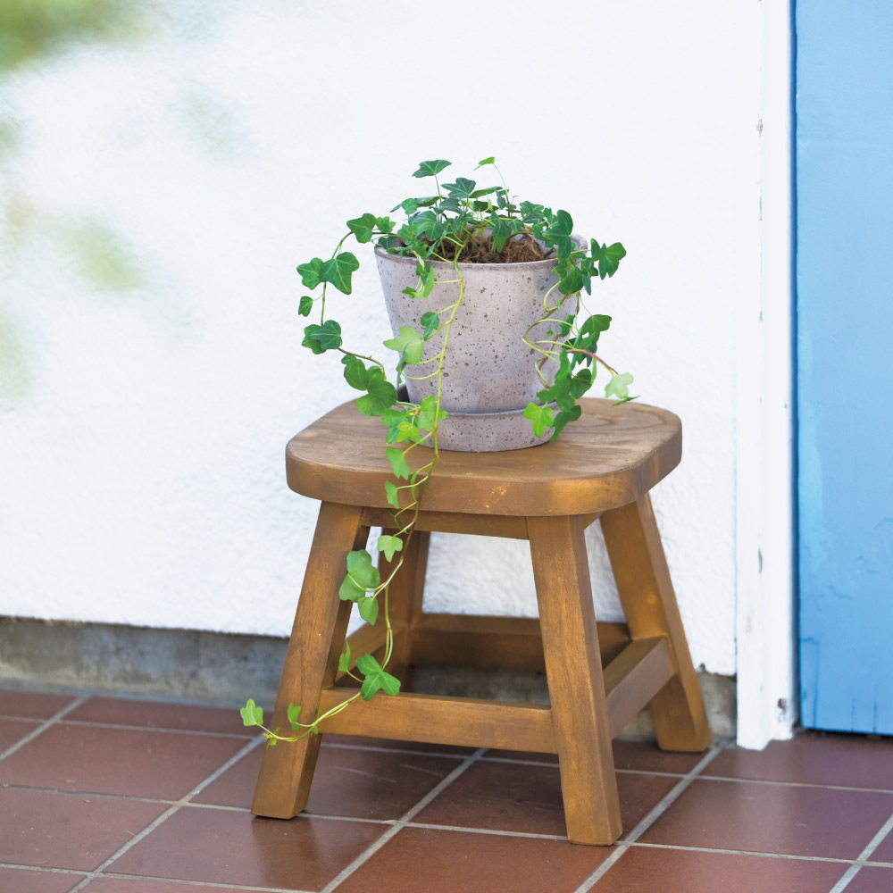 栗の木花台 フラワースタンド プランタースタンド 花台 G03306