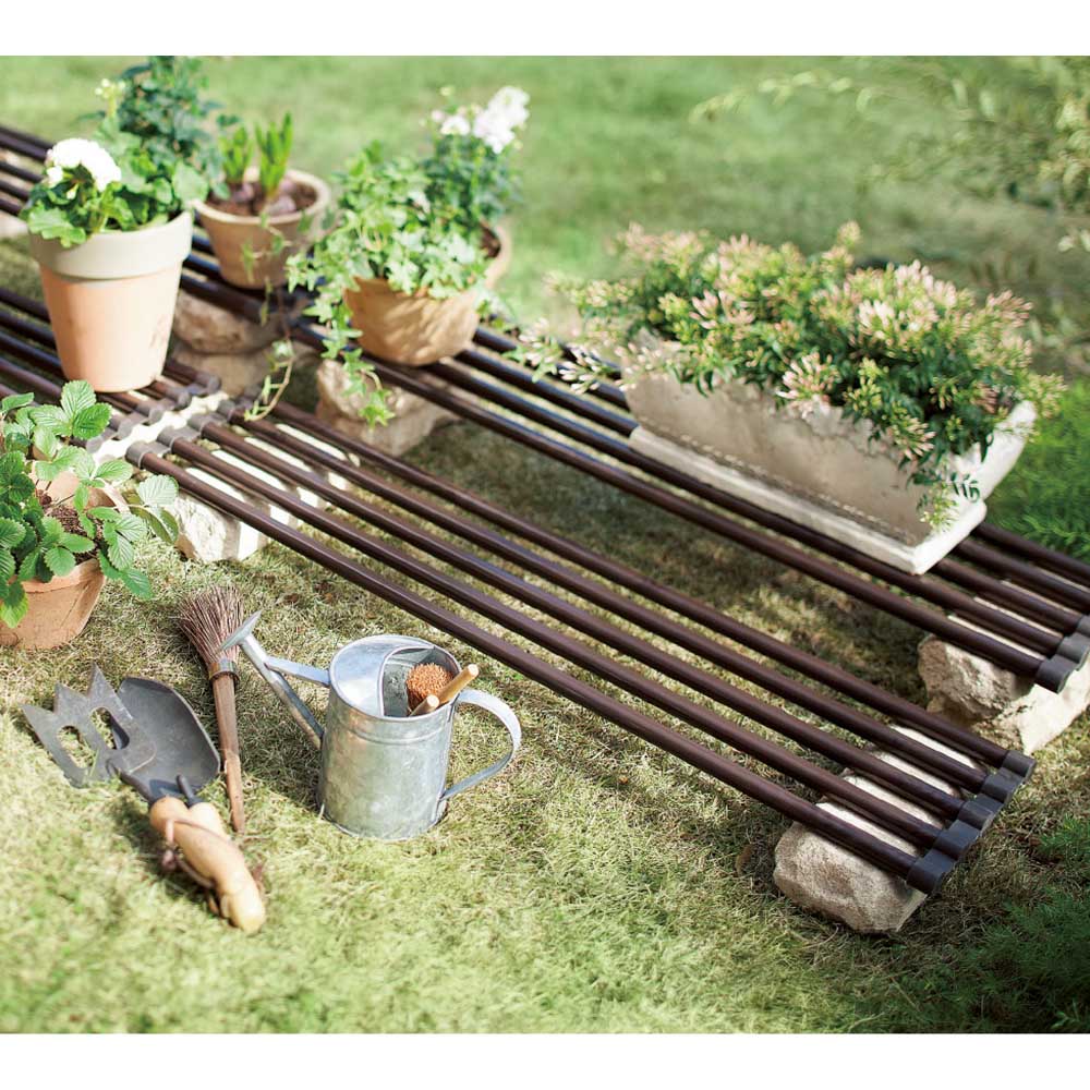 ぐるぐる巻きフラワースタンド 4本組 フラワースタンド プランタースタンド 花台 G03308