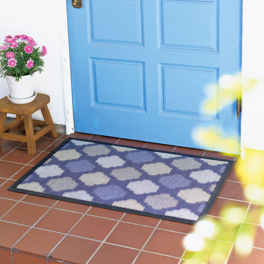 ≪76×43cm≫ 砂が落ちやすいメッシュ玄関マット 玄関マット ドアマット 玄関 ガレージ周り G03424