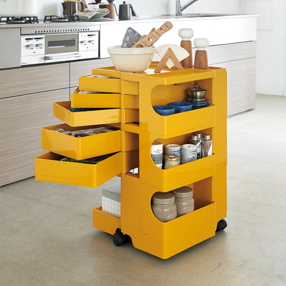 Boby Wagon ボビーワゴン イエロー グレータイプ B Line ビーライン デザイン ジョエ コロンボ 通販 ディノス