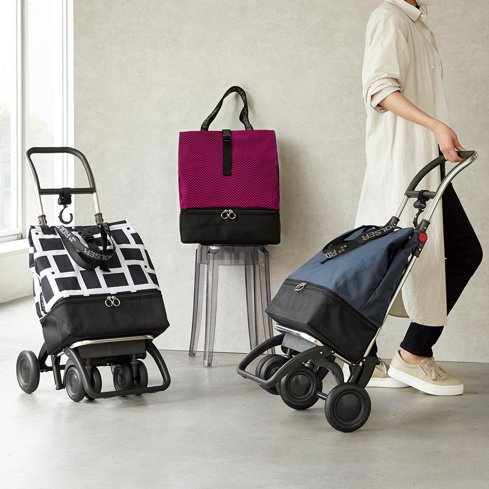 Rolser ロルサー ショッピングカート 4輪カート 保冷 保温付きバッグ 通販 ディノス