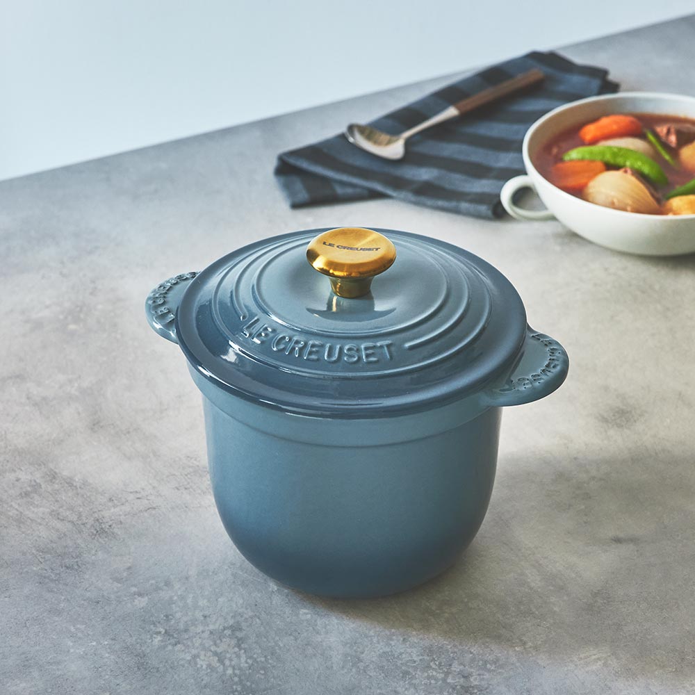 ルクルーゼ　ココット エブリィ　18cm クールミント　両手鍋　鍋 ル・クルーゼ LE CREUSET ココット•エブリィ18 クールミント両手鍋