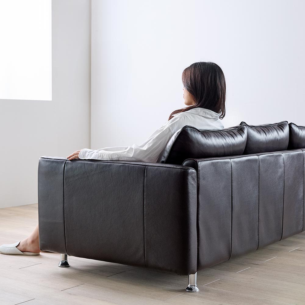 レザーソファ コーナー付 ブラック 3点セット　ソファセット国産品A105 レザーソファ コーナー付 ブラック 3点セット ソファセット国産品A105