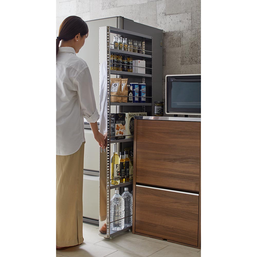 高級感のある大理石調 ラック キッチンカート 収納 キャスター