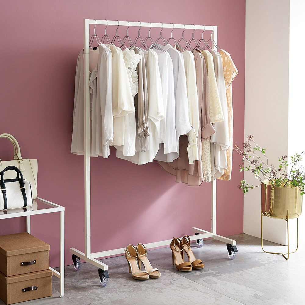 HS/エイチエス 頑丈ハンガーラック 幅102cm ディノスANAmall店 