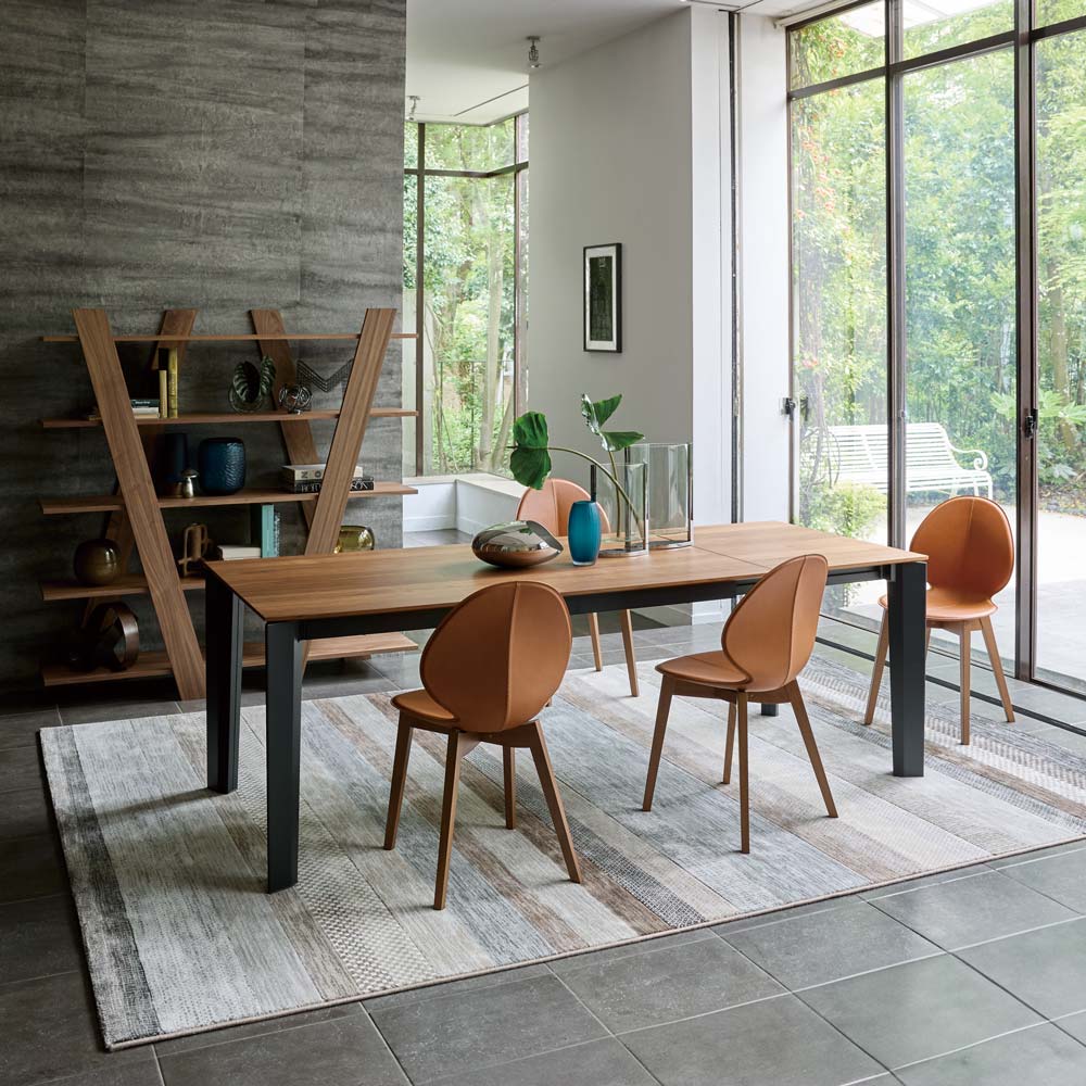 CALLIGARIS(カリガリス)エクステンションダイニング5点セット