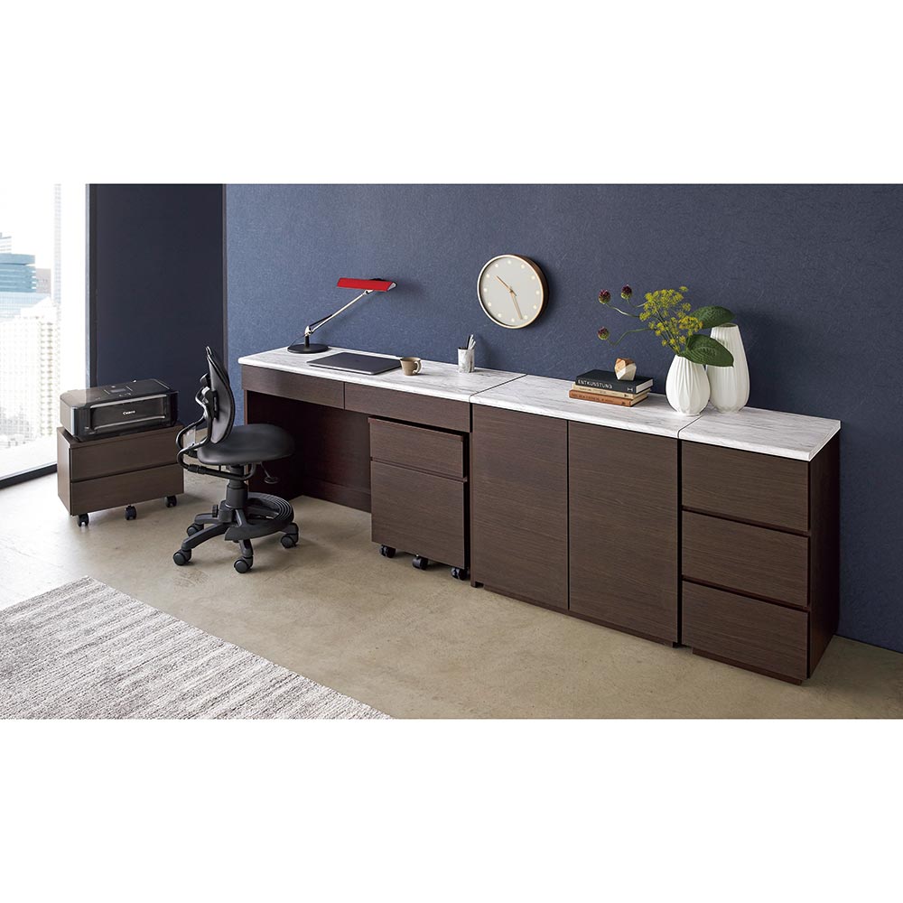 Canan 大理石調デスク 幅121cm