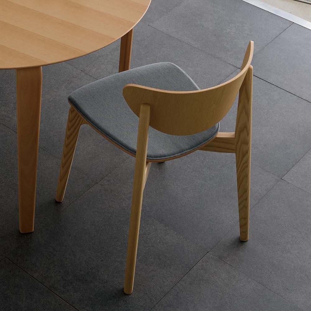 HOUSE STYLING 限定カラー Tendo×kvadrat ダイニングチェア［天童木工／デザイン：柳宗理］ デザイナーズチェア 椅子 チェア H70401
