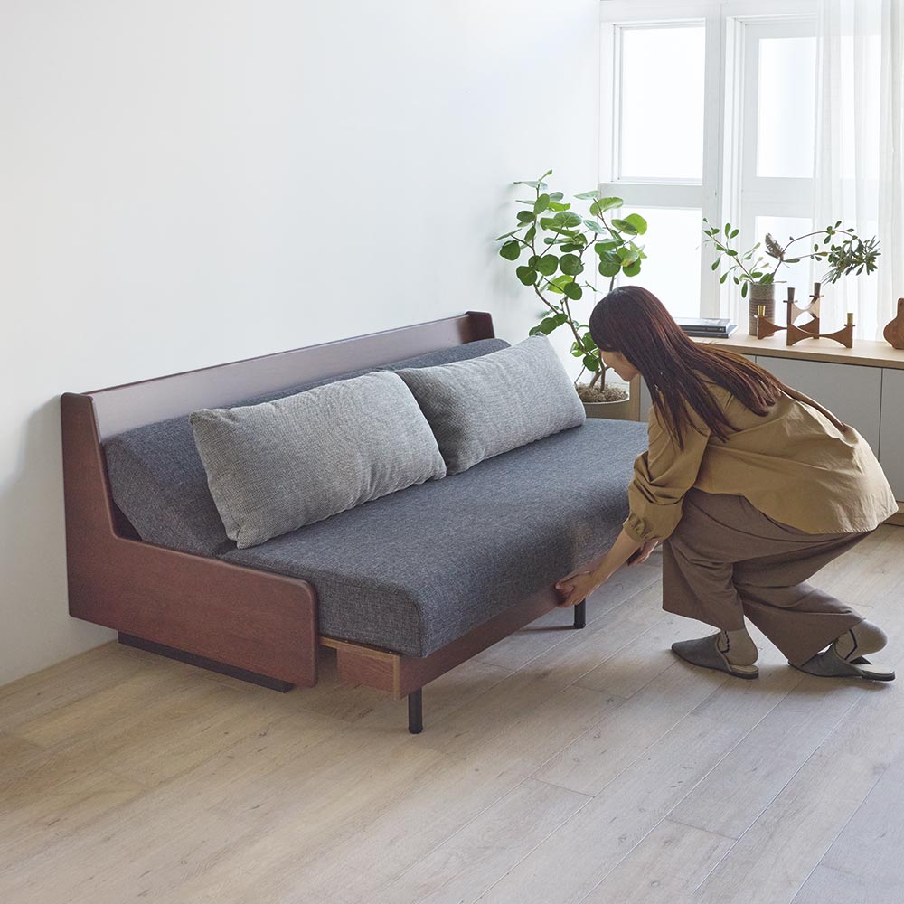 ソファ　ソファベッド　一人掛け dショッピング |Paxon/パクソン ごろ寝ソファベッド 幅181cm