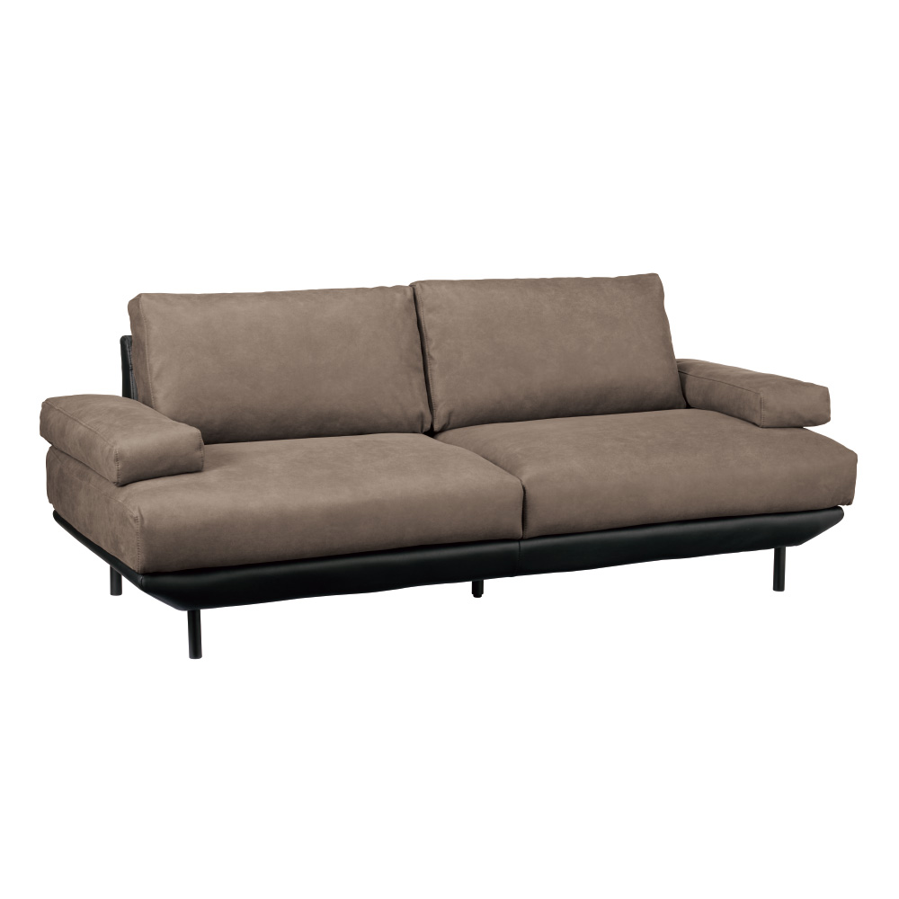 Aosta/アオスタ ソファ 3人掛けソファ+アームレスト2個セット レザーソファ ソファ H71001