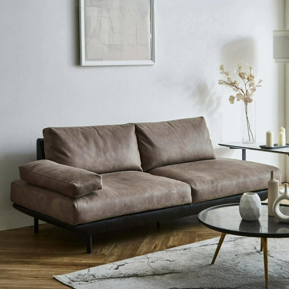 Aosta/アオスタ 2.5人掛けソファ 幅178cm レザーソファ ソファ H71072