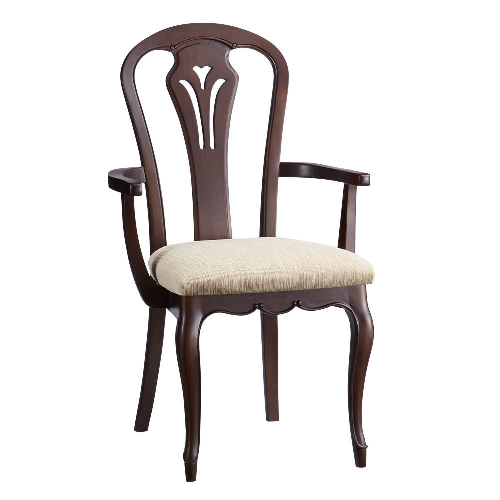 エレガントクラシックシリーズ ダイニングチェア・アームチェア 肘付き アームチェア 椅子 チェア H72304