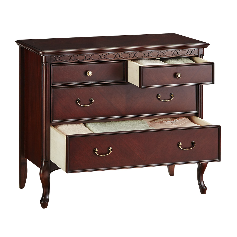 エレガントクラシックシリーズ チェスト・リビングチェスト 幅85cm高さ72cm リビング リビング収納 H72319