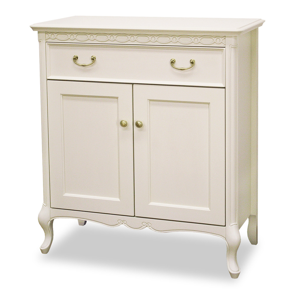 エレガントクラシックシリーズ コンソールキャビネット・リビングキャビネット 幅75cm高さ85cm キャビネット リビングボード リビング収納 H72372