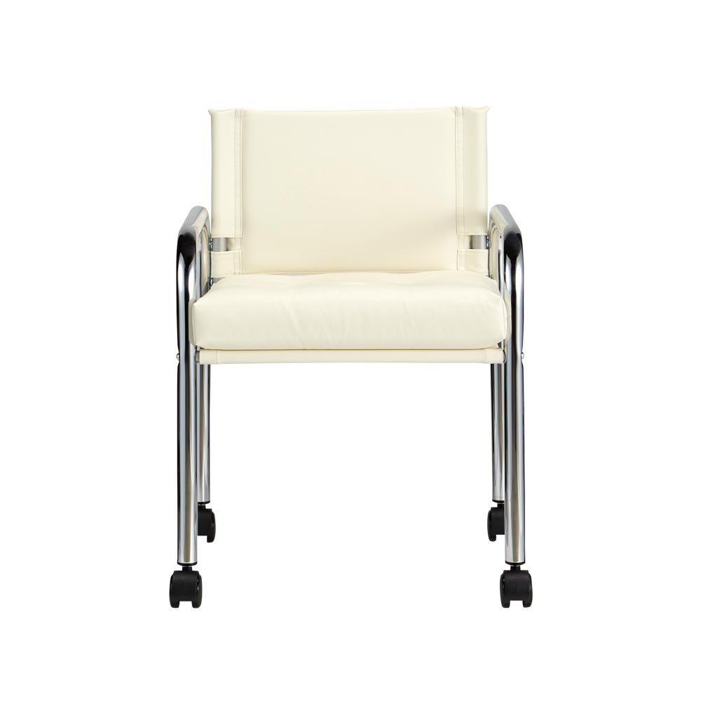 HOUSE STYLING限定モデル Captain103/キャプテンチェア 人工皮革メッキフレーム［innovator・イノベーター］ デザイナーズチェア 椅子 チェア H72605