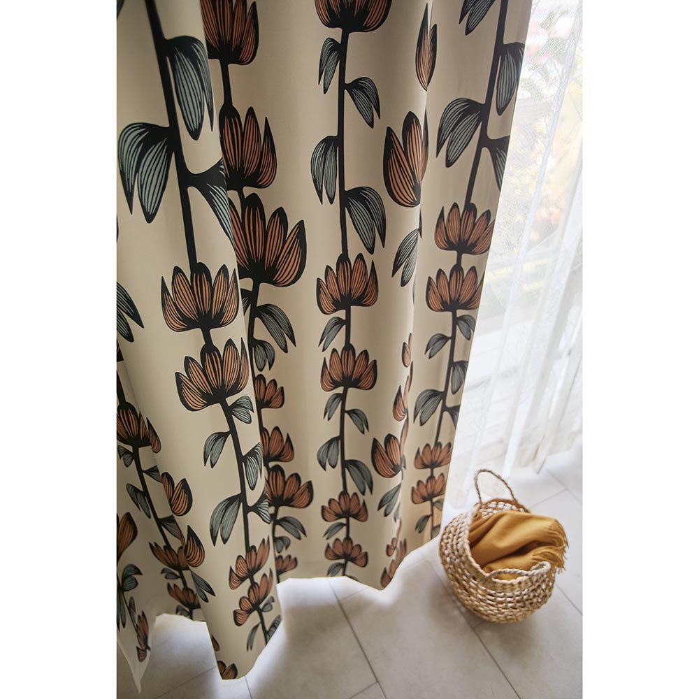 ≪約幅100cm×丈230cm≫Finlayson ALMA/フィンレイソン アルマ 遮光カーテン(2枚) 遮光カーテン カーテン H72812