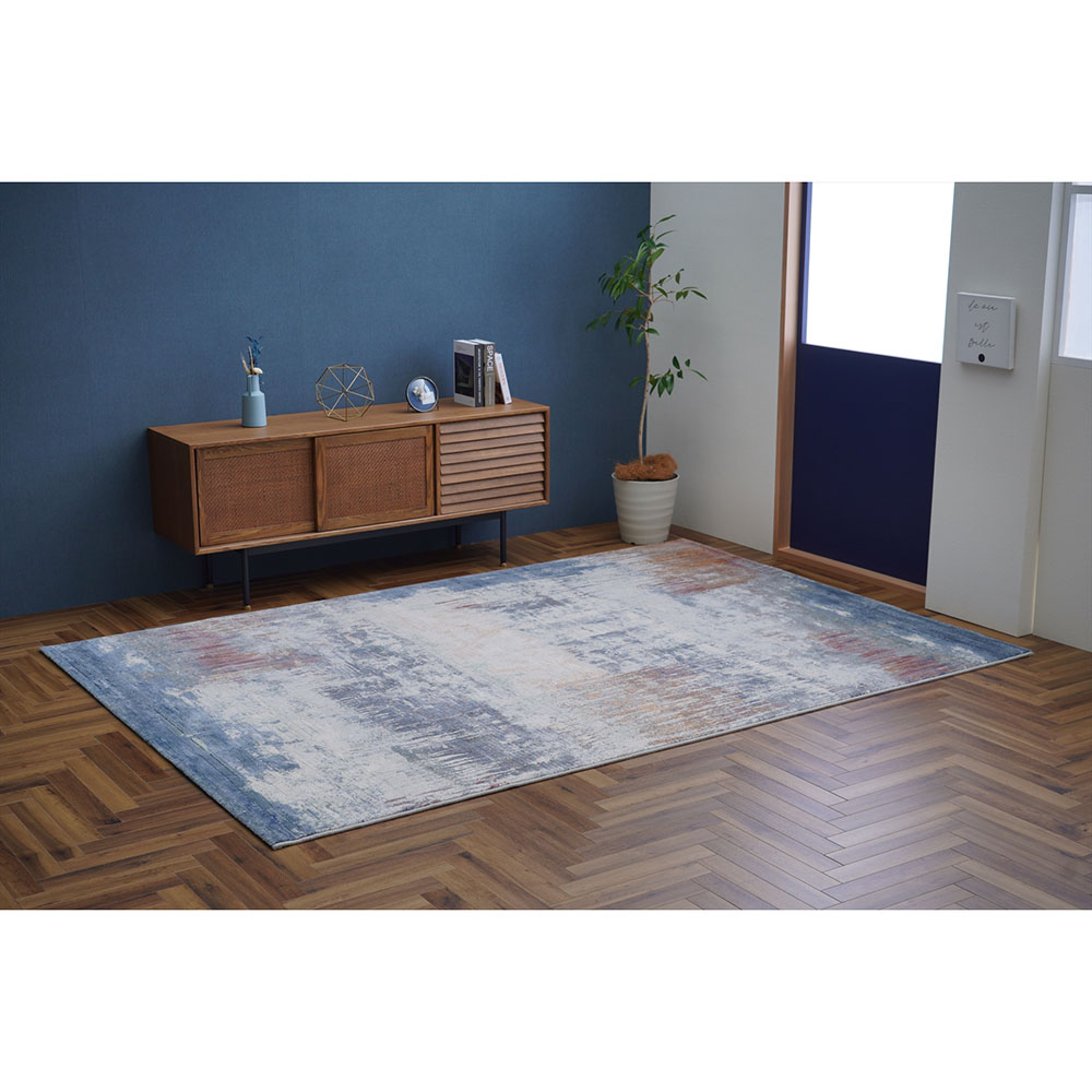 ≪133×195cm≫ベルギー製ラグ フィエラ ラグ 絨毯 カーペット マット H72947