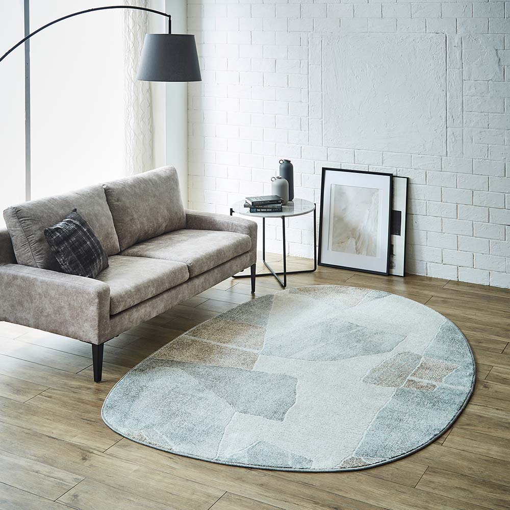 新品　ラグ、カーペット　ベルギー製　ノマドタイル ≪160×160cm 変形≫ベルギー製ラグ ベリラ ディノスANAmall店