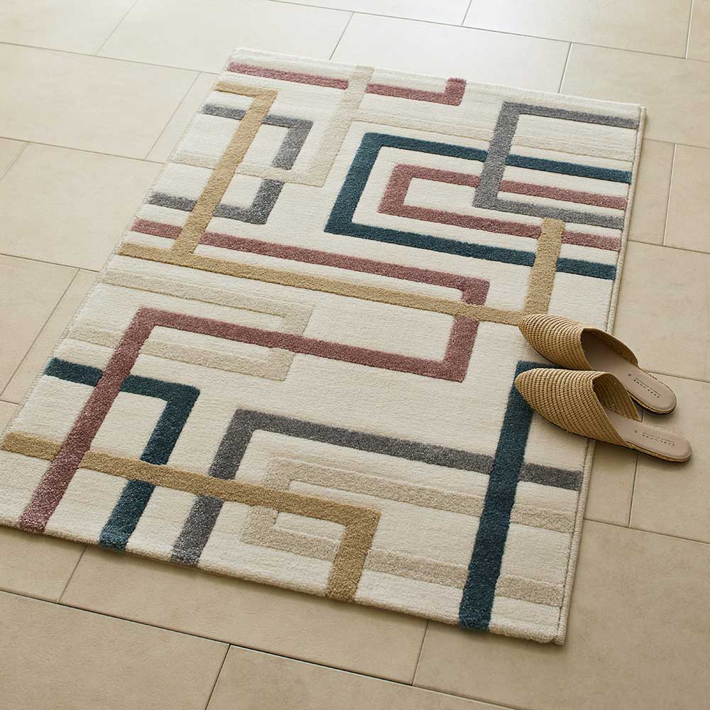 ≪約60cm×90cm≫Lorccu/ロルック スペイン製マット 玄関マット カーペット ラグ マット H73213