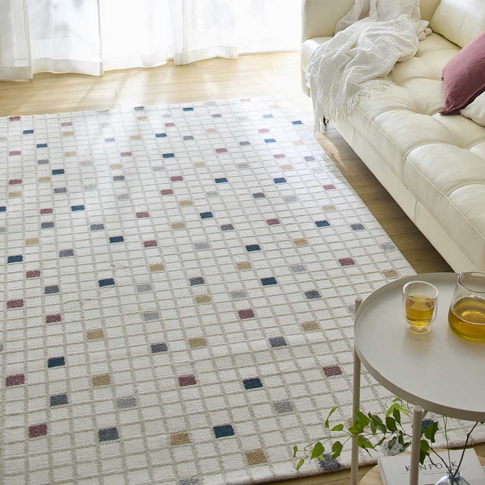 ≪約200cm×250cm≫/Lorccuロルック スペイン製ラグ カバー カーペット ラグ マット H73217