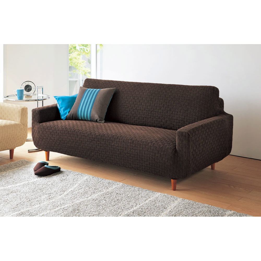 ≪M 2枚組≫スペイン製 チェアカバー ［Tina ティナ］ 背付カバー チェアカバー 椅子カバー 座椅子カバー ソファーカバー H73312