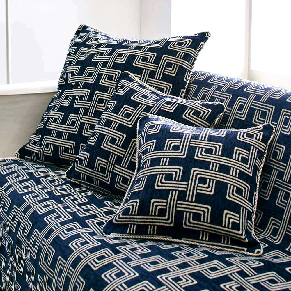 ≪約45×45cm(カバーのみ・同色2枚組)≫ イタリア製クッションカバー Rita カバー類 H73406