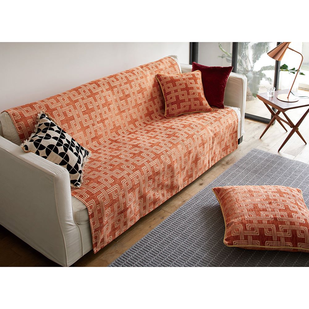 ≪約45×45cm(カバーのみ・同色2枚組)≫ イタリア製クッションカバー Rita カバー類 H73406