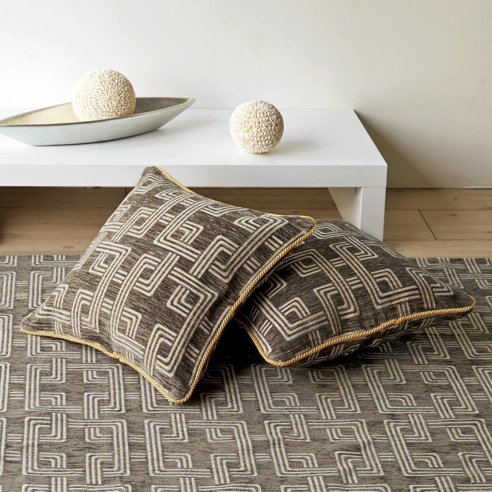 ≪約45×45cm(カバーのみ・同色2枚組)≫ イタリア製クッションカバー Rita カバー類 H73406