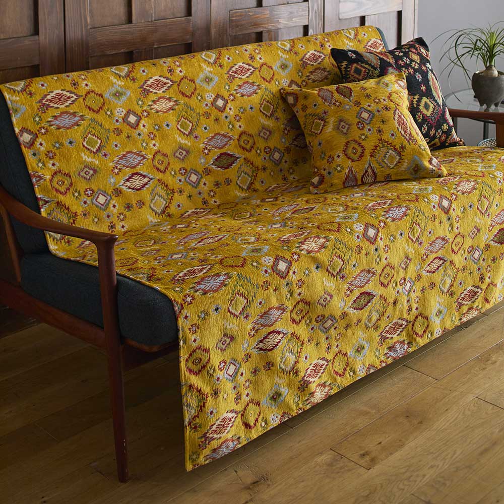 ≪約105cm×175cm≫ジャカード織シリーズ Carmen/カルメン マルチクロス ソファーカバー H73416