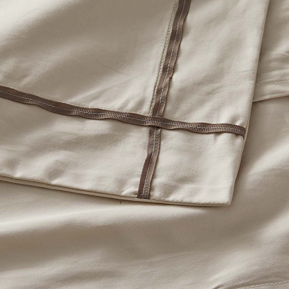 ≪ダブルロング≫ ホテル仕様超長綿サテンカバーリング Ciel/シエル 掛けカバー 掛け布団カバー 布団カバー シーツ H73811